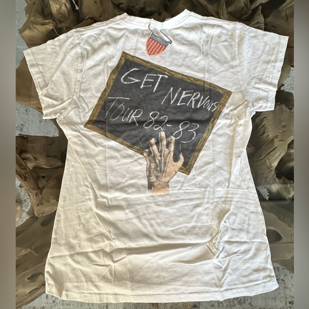 RARE MADEWORN NWT MadeWorn Pat Benatar 1982 Tee in Off White—XS - Picture 3 of 5